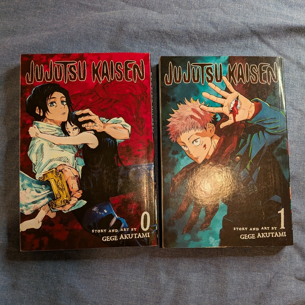 Jujutsu Kaisen Manga Volumes 0 and 1